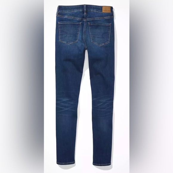 American Eagle SUPER STRETCH Skinny Jeans Dark Wash - Picture 12 of 12